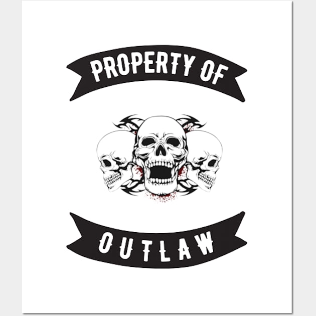 Outlaw Property Patch Wall Art by Nicole James